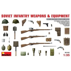 Miniart Models - 35102 - Soviet Infantry Weapons And Equipment - 1/35