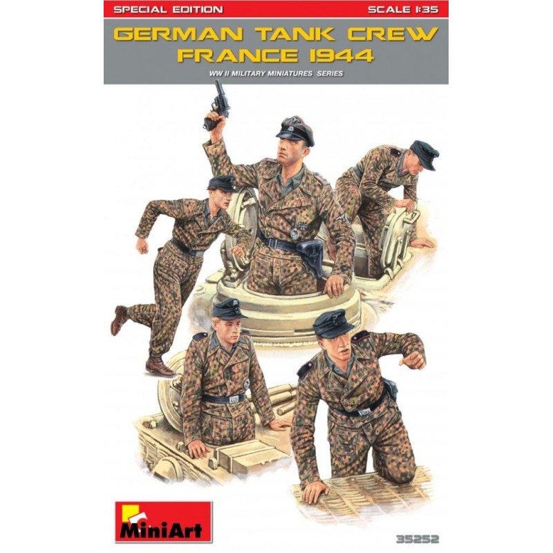 Miniart Models - 35252 - German Tank Crew France 1944 Special Edition - 1/35