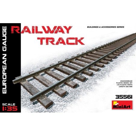 Miniart Models - 35561 - Railway Track European Gauge - 1/35